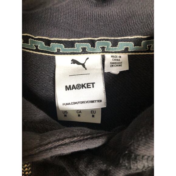 Puma X Market Men’s Relaxed Hoodie Sweatshirt Size Medium - Picture 2 of 8